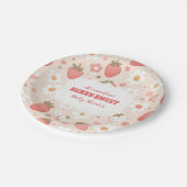 ベリお洒落ースイートピンク ペーパープレート (アングル)