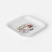 ベリお洒落ースウィートガールズバースデーパーティー ペーパープレート (傾斜あり)