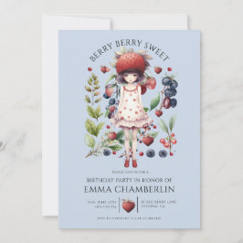 ベリお洒落ースウィートガールズバースデーパーティー 招待状