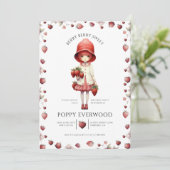 ベリお洒落ースウィートガールズバースデーパーティー 招待状 (スタンド正面)