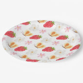 ベリお洒落ー甘いちご赤ちゃん ペーパープレート (アングル)