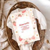 ベリお洒落ー甘いピンクのおむつラッフル エンクロージャーカード