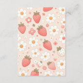 ベリお洒落ー甘いピンクのおむつラッフル エンクロージャーカード (裏面)