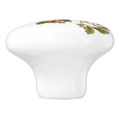 ベリかわいらしーの木のヴィンテージ セラミックノブ (側面)