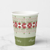ベリかわいらしー色フローラ 紙コップ (右)