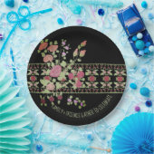 ベリエレガントーシェードフローラ ペーパープレート (パーティー)