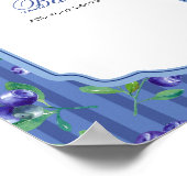 ベリエレガントースイートブルーベリーモモモモザバー ポスター (角)