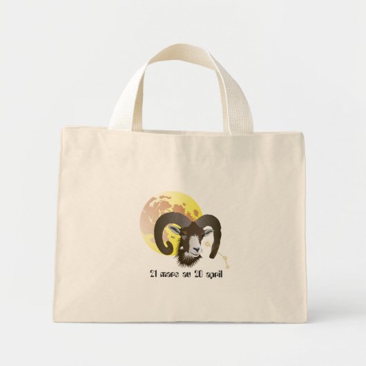 ベリエ21火星au20 avril Sacs ミニトートバッグ (正面)