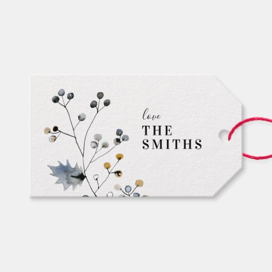 ベリオーガニックークリスマス ギフトタグ (正面(横))