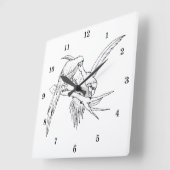 ベリカッコいいーパロツの壁時計 スクエア壁時計 (傾斜)