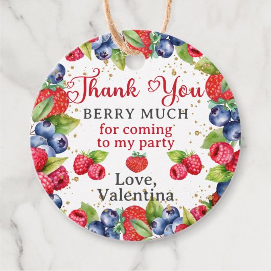 ベリカラフルーサンキューベリーモア誕生日 フェイバータグ (正面)