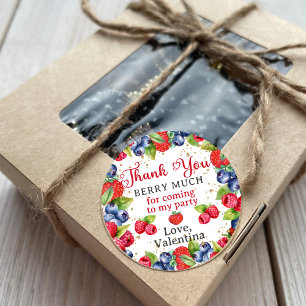 ベリカラフルーサンキューベリーモア誕生日 ラウンドシール