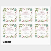 ベリカラフルーブロピホッピーホリデーズファミリーギフト スクエアシール (シート)