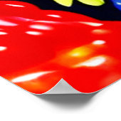 ベリカラフルーメドレーデザイン ポスター (角)