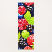 ベリカラフルーメドレーデザイン ヨガマット (正面)