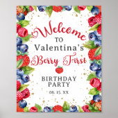 ベリカラフルー最初の誕生日パーティーへようこそ ポスター (正面)