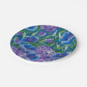 ベリシマリピートパターンフローラプレート ペーパープレート (アングル)