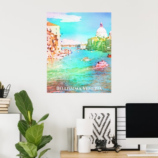 **ベリスシマランゲイタリアンーションヴェネツィアヴェネツィアソフト ポスター (ホームオフィス)