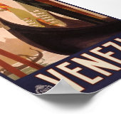 ベリスシモ，ヴェネツィア・イタリア ポスター (角)