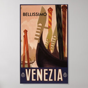 ベリスシモ，ヴェネツィア・イタリア ポスター