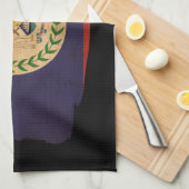 ベリセの旗 キッチンタオル (四つ折り)