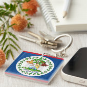 ベリセの旗 キーホルダー (正面右)