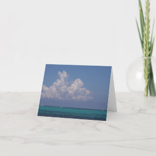 ベリセの礁および地平線を示すNotecard カード