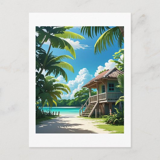 ベリゼアンバンガロー ポストカード (正面)