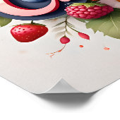 ベリパーソナライズされたーフローラ名ポスター「シャーロット」 ポスター (角)