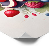 ベリパーソナライズされたーフローラ名ポスター「Madison」 ポスター (角)