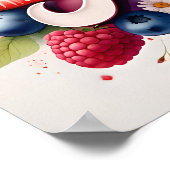 ベリパーソナライズされたーフローラ名ポスター「Mia」 ポスター (角)