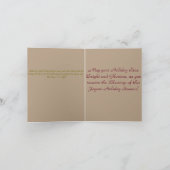 ベリボネドホリデーキャンドル シーズンカード (内部)