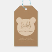 ベリミニマルファースト誕生日ありがとう ギフトタグ (裏面)