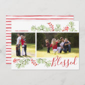 ベリメリーーの水の色の緑色写真 シーズンカード (正面/裏面)