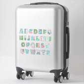 ベリメリーー[大文字アルファベット] シール (スーツケース)