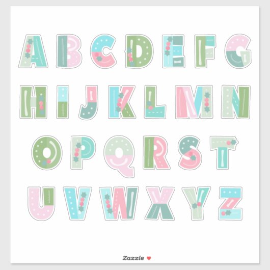 ベリメリーー[大文字アルファベット] シール (シート)