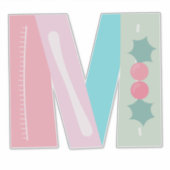 ベリメリーー[文字M] シール (正面)