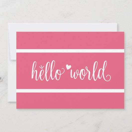 ベリモダンーピンクハローワールドフォトコラージュ 案内状 (裏面)