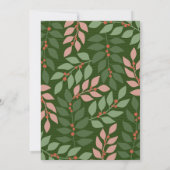 ベリモダンーユーカリプトゥスブランチズホリデーパーティー 招待状 (裏面)