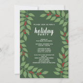 ベリモダンーユーカリプトゥスブランチズホリデーパーティー 招待状 (正面)