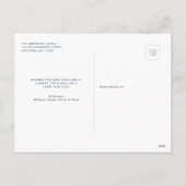 ベリモダンー緑の青いクリスマスの写真 シーズンポストカード (裏面)