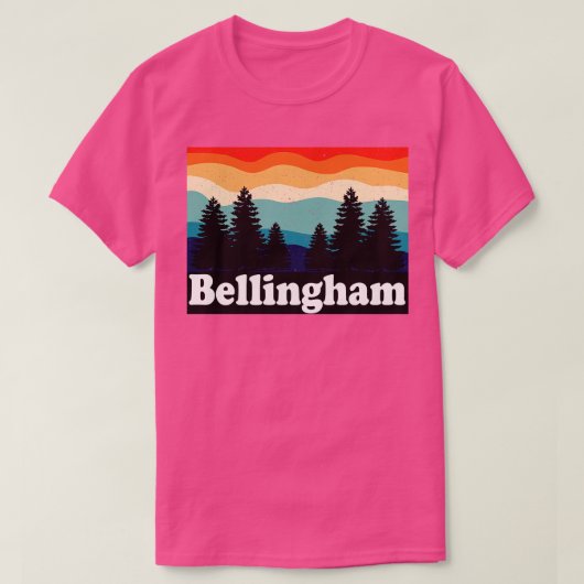 ベリンガムワシントンレトロ Tシャツ (デザイン正面)