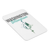 ベリンガムワシントン幾何学樹木 マグネット (右側)