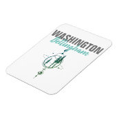 ベリンガムワシントン幾何学樹木 マグネット (左側)