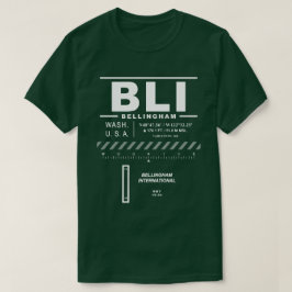 ベリンガ国際的ム空港BLI Tシャツ