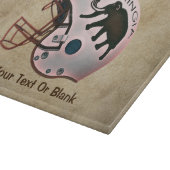 ベリンギア大学サッカーヘルメット カッティングボード (角)