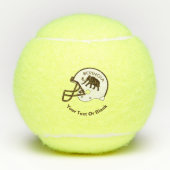 ベリンギア大学サッカーヘルメット テニスボール (正面)