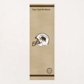 ベリンギア大学サッカーヘルメット ヨガマット (正面)