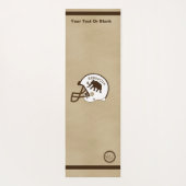 ベリンギア大学サッカーヘルメット ヨガマット (裏面)