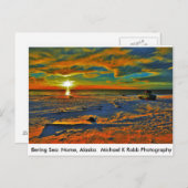 ベリング海沿岸 ノーム、アラスカ ポストカード (正面/裏面)